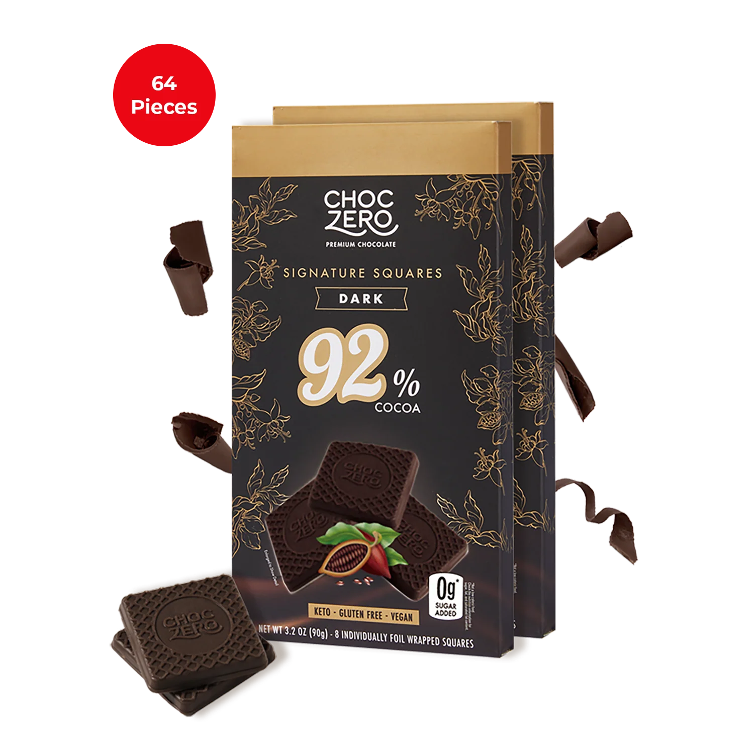 92% Dark Chocolate Squares - Image 3