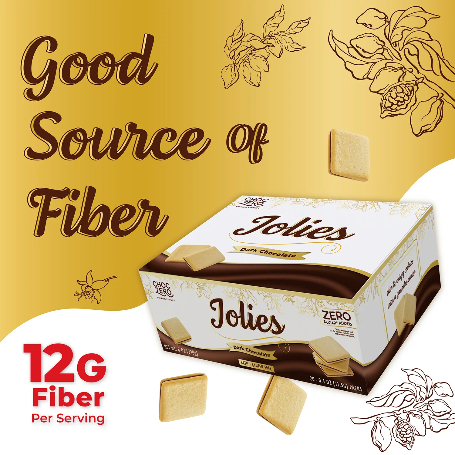 Dark Chocolate Jolies Cookies - Image 5