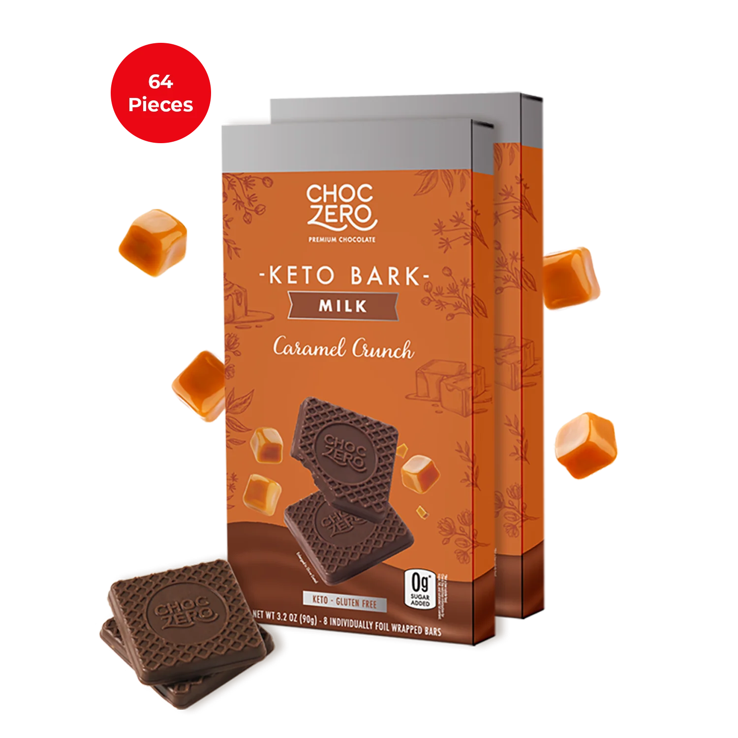 Milk Chocolate Caramel Candy Keto Bark - Image 3