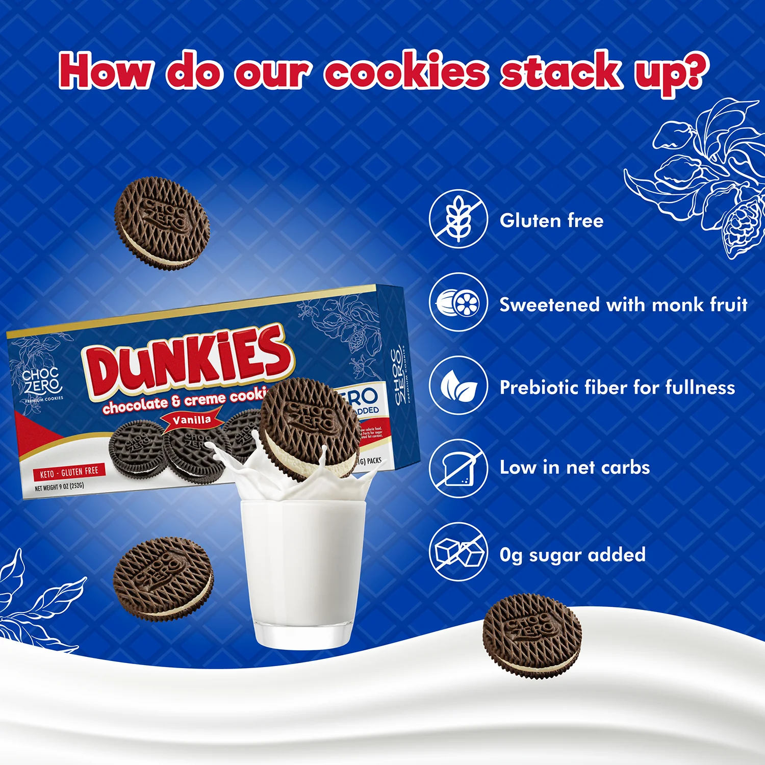 Dunkies Chocolate Sandwich Cookies - Image 5