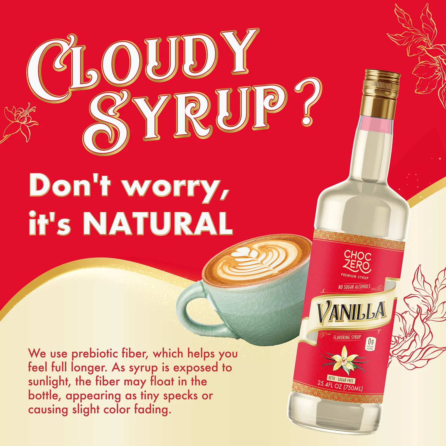 Sugar Free Vanilla Coffee Syrup - Image 3