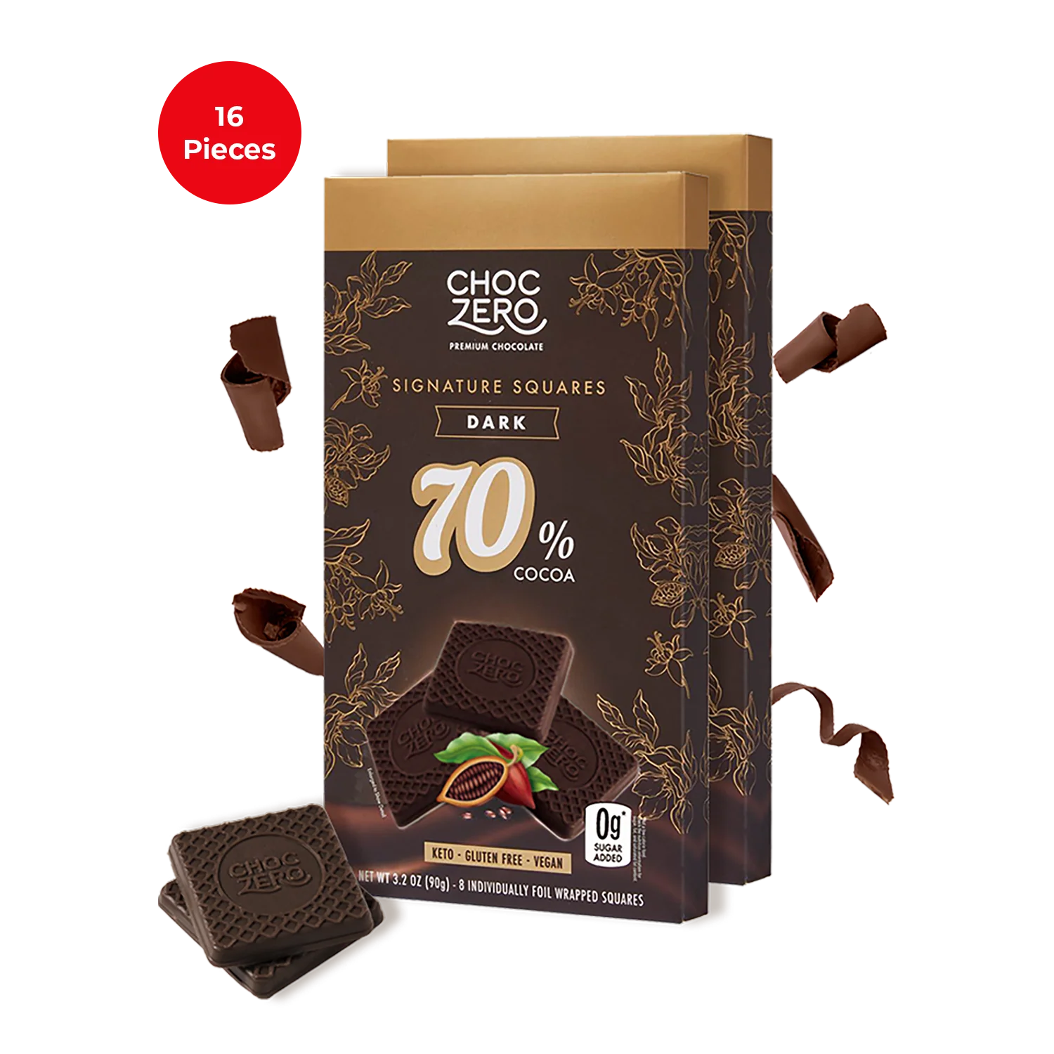 70% Dark Chocolate Squares - Image 4
