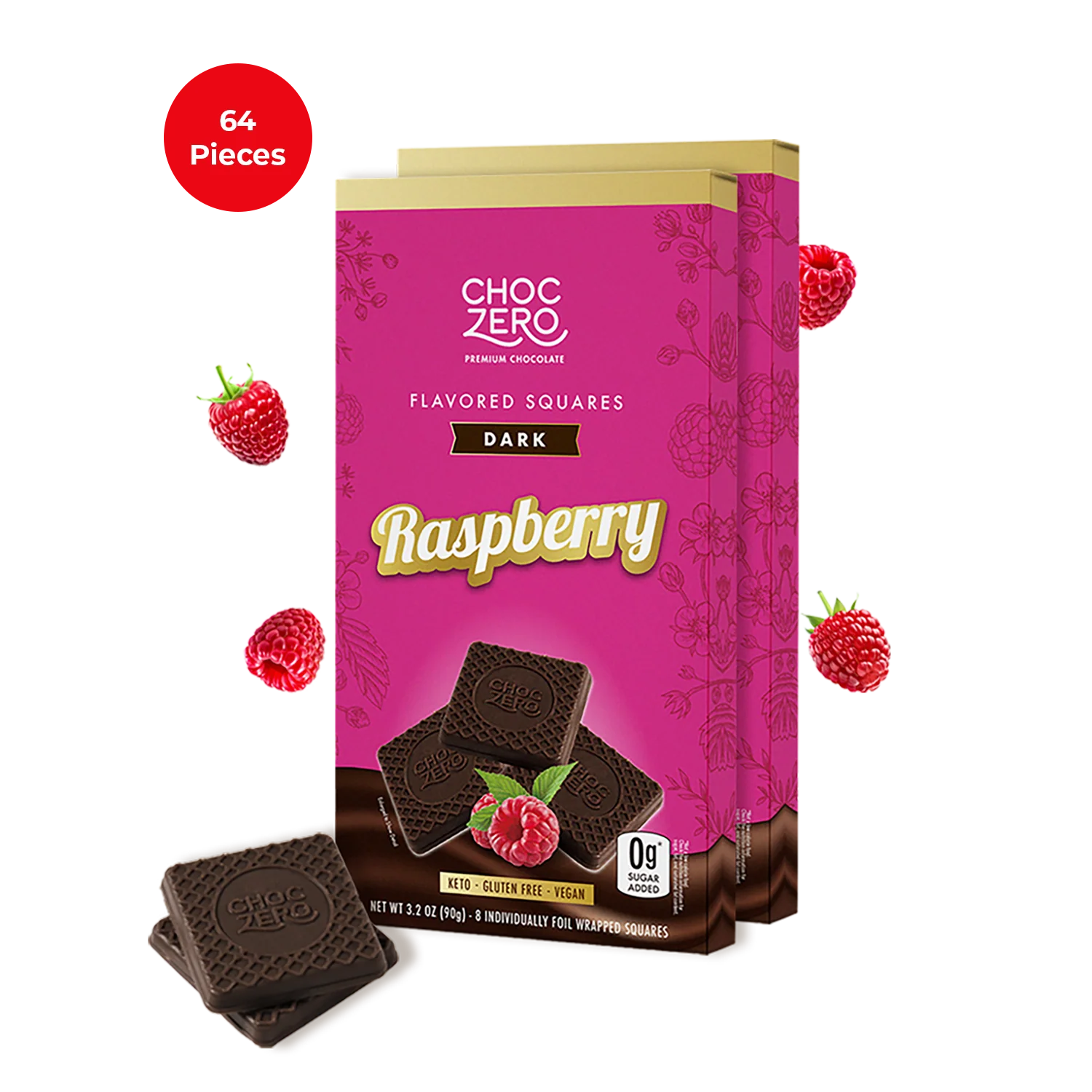 Dark Chocolate Raspberry Squares - Image 3