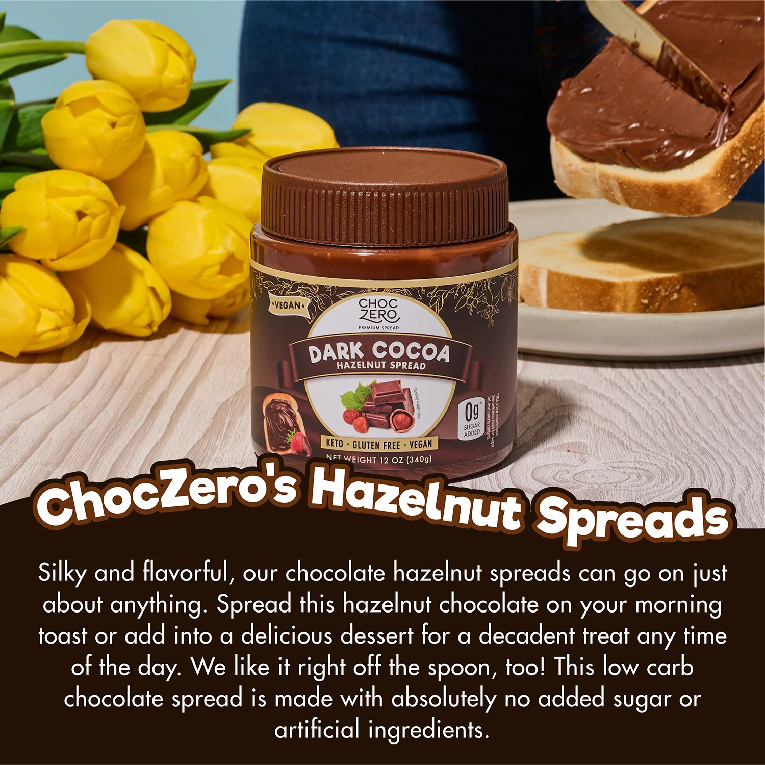 Dark Chocolate Vegan Hazelnut Spread - Image 4
