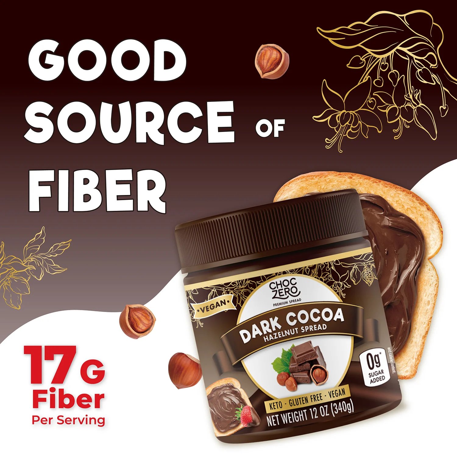 Dark Chocolate Vegan Hazelnut Spread - Image 5