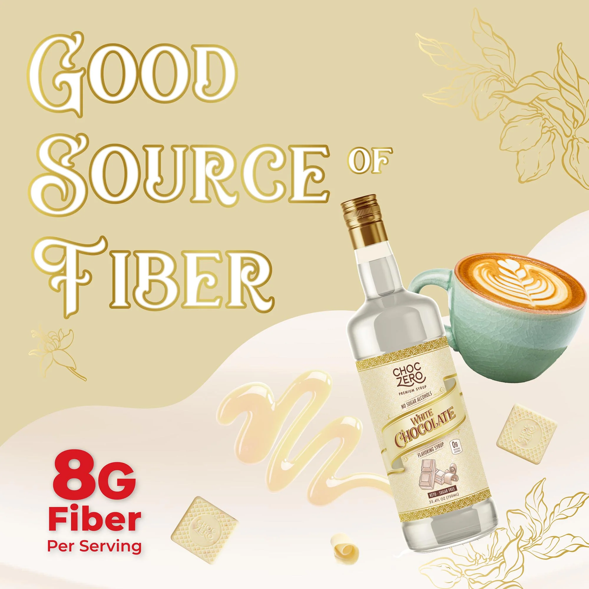 Sugar Free White Chocolate Coffee Syrup - Image 5